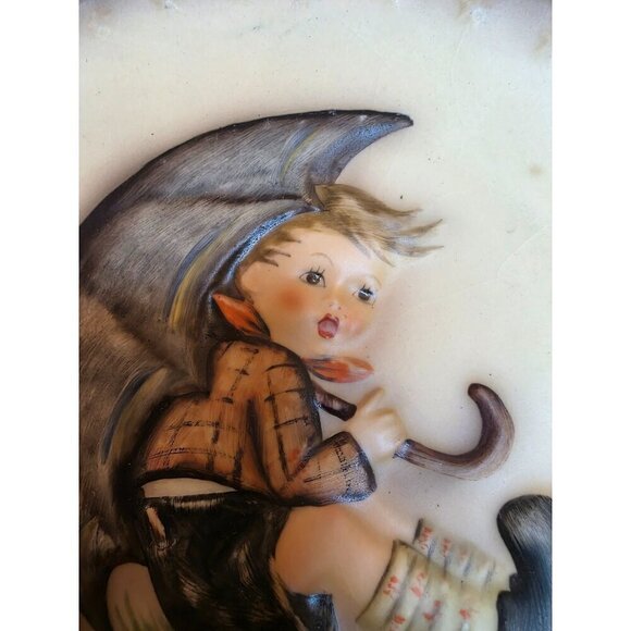 M.J. Hummel 1981 Annual Plate Hum 271 Hand-Painted Goebel Porcelain Germany - Picture 5 of 9